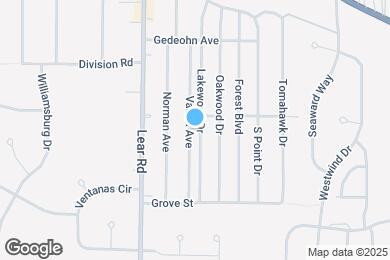 Map image of the property - 174 Lakewood Dr