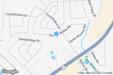 Map image of the property - 2241 George Wythe Rd