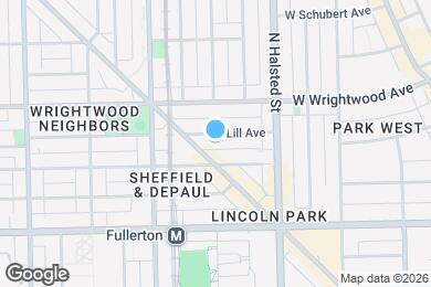 Map image of the property - 861 W Lill Ave