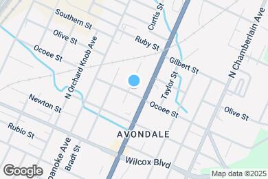Map image of the property - 2113 Ocoee St