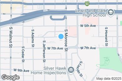 Map image of the property - 1019 W 6th Ave