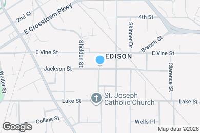 Map image of the property - 1009 Jackson St