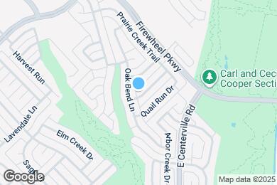 Map image of the property - 1701 Pecan View Dr