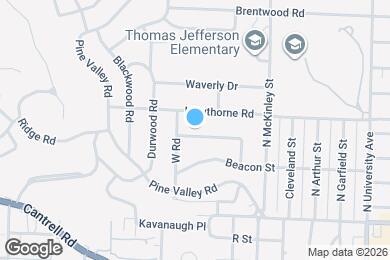 Map image of the property - 6700 Westover Dr