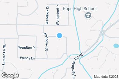 Map image of the property - 2965 Creek Park Dr