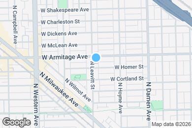 Map image of the property - 1935 N Leavitt St