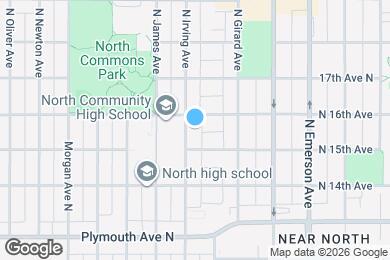 Map image of the property - 1518 Irving Ave N
