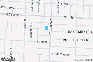 Map image of the property - 1021 E 76th St