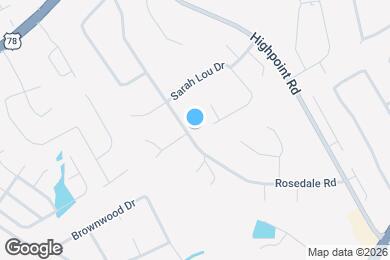 Map image of the property - 2376 Rosedale Rd