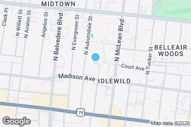 Map image of the property - 35 N Idlewild St