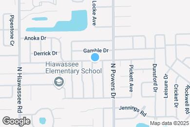 Map image of the property - 2121 Oneta Ct