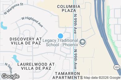 Map image of the property - 4643 N 100th Ave
