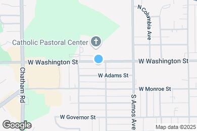 Map image of the property - 1612 W Washington St