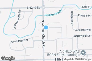 Map image of the property - 4020 Waterfield Dr