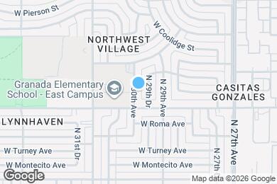 Map image of the property - 4519 N 30th Ave