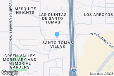 Map image of the property - 1084 W Calle Del Libro Dorado