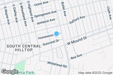 Map image of the property - 2171 Homewood Ave