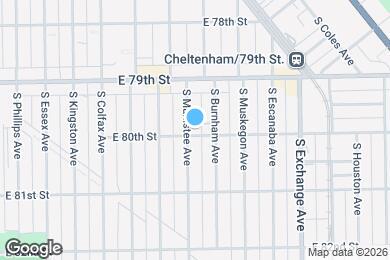 Map image of the property - 7955 S Manistee Ave