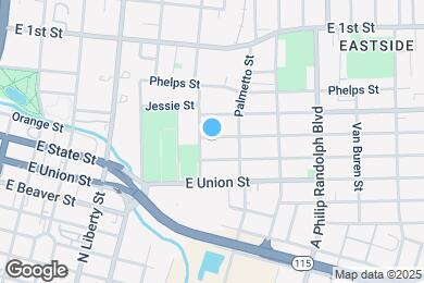 Map image of the property - 520 Odessa St