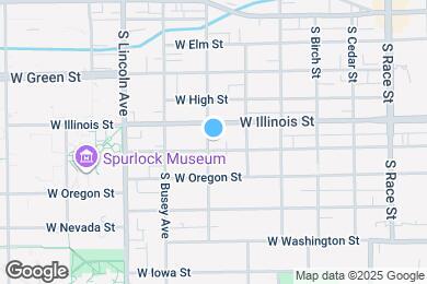 Map image of the property - 614 W California Ave