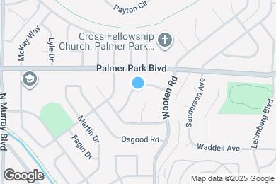 Map image of the property - 1327 Kern St