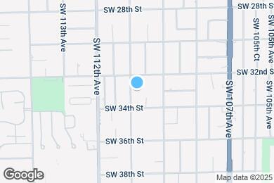 Map image of the property - 3321 SW 110th Ave