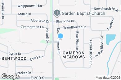 Map image of the property - 1909 Southernwood Ln