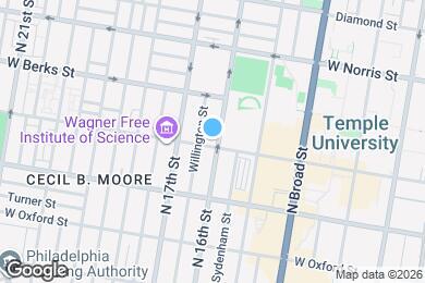 Map image of the property - 1804 N 16th St