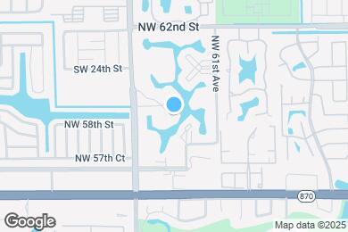 Map image of the property - 5890 NW 64th Ave