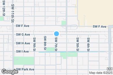 Map image of the property - 704 SW 7th St