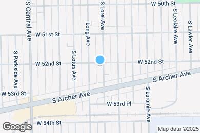 Map image of the property - 5200 S Lorel Ave