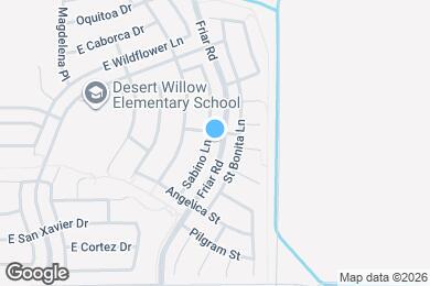 Map image of the property - 2130 Sabino Ln