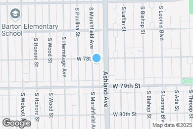 Map image of the property - 7809 S Marshfield Ave