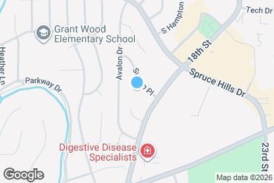 Map image of the property - 61 Sutton Ct