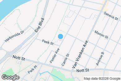 Map image of the property - 1609 Foster Ave