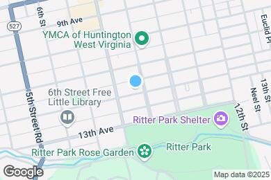 Map image of the property - 842 12th Ave