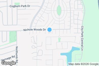Map image of the property - 1671 Nichole Woods Dr