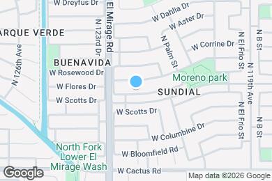Map image of the property - 12214 W Flores Dr