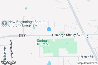 Map image of the property - 2411 East George Richey Road