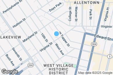 Map image of the property - 292 Virginia St