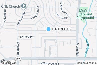 Map image of the property - 10454 Lanshire Dr