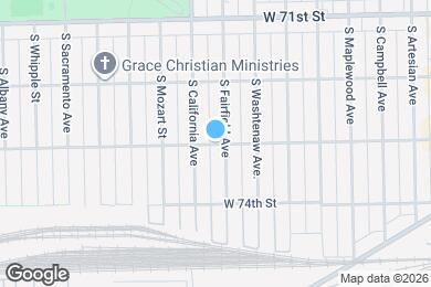 Map image of the property - 2744 W 73rd St