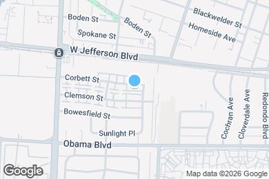 Map image of the property - 3445 Carmona Ave