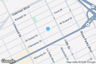 Map image of the property - 2307 W Grand St