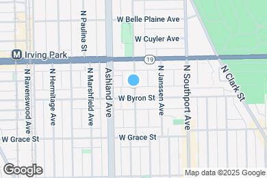 Map image of the property - 3912 N Greenview Ave