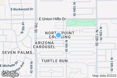 Map image of the property - 824 E Rose Marie Ln
