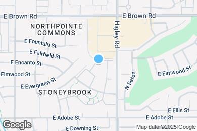 Map image of the property - 5136 E Evergreen St