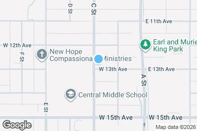 Map image of the property - 243 W 13th Ave