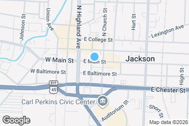Map image of the property - The Pythian - UTILITIES INCLUDED!!!