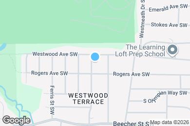Map image of the property - 1700 Shirley St SW